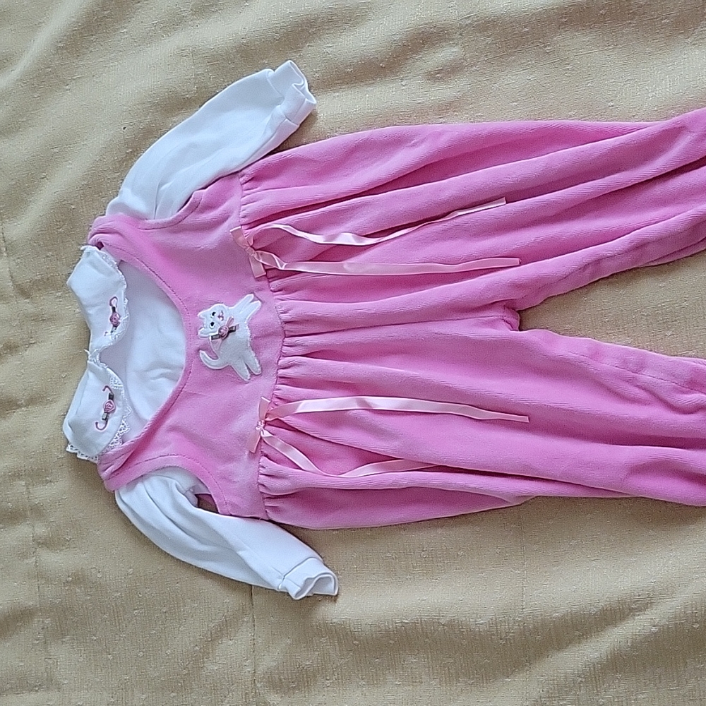Warm set of overall and detachable top